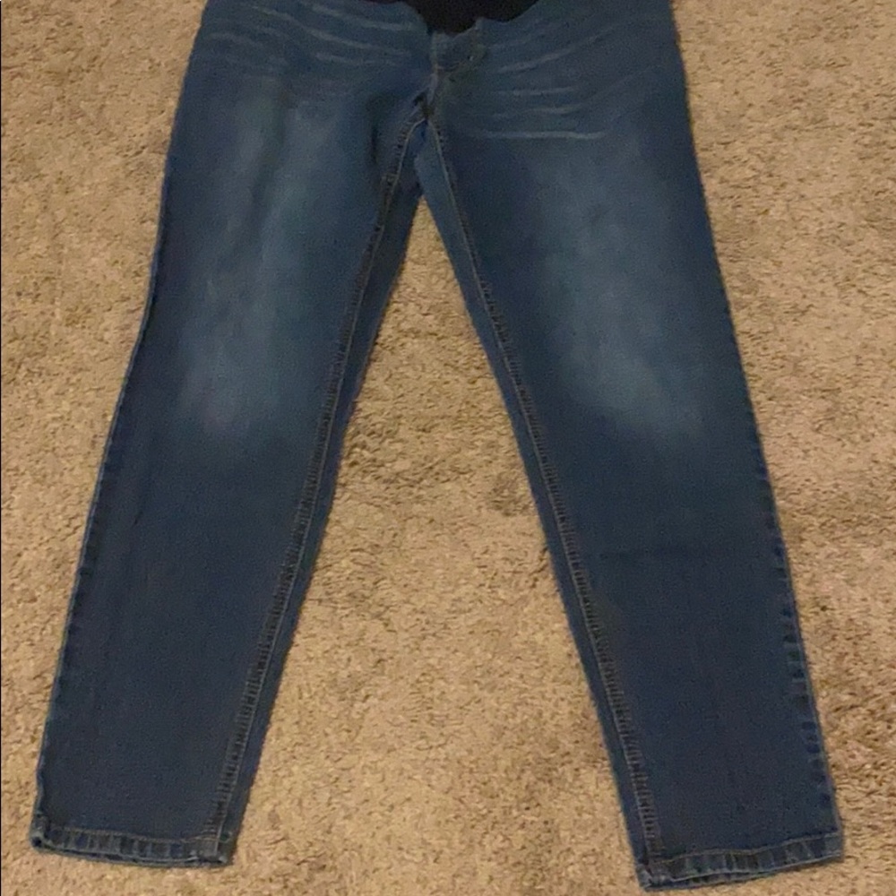 Time And Tru Maternity Medium Size 8-10 Jeans - Picture 2 of 4
